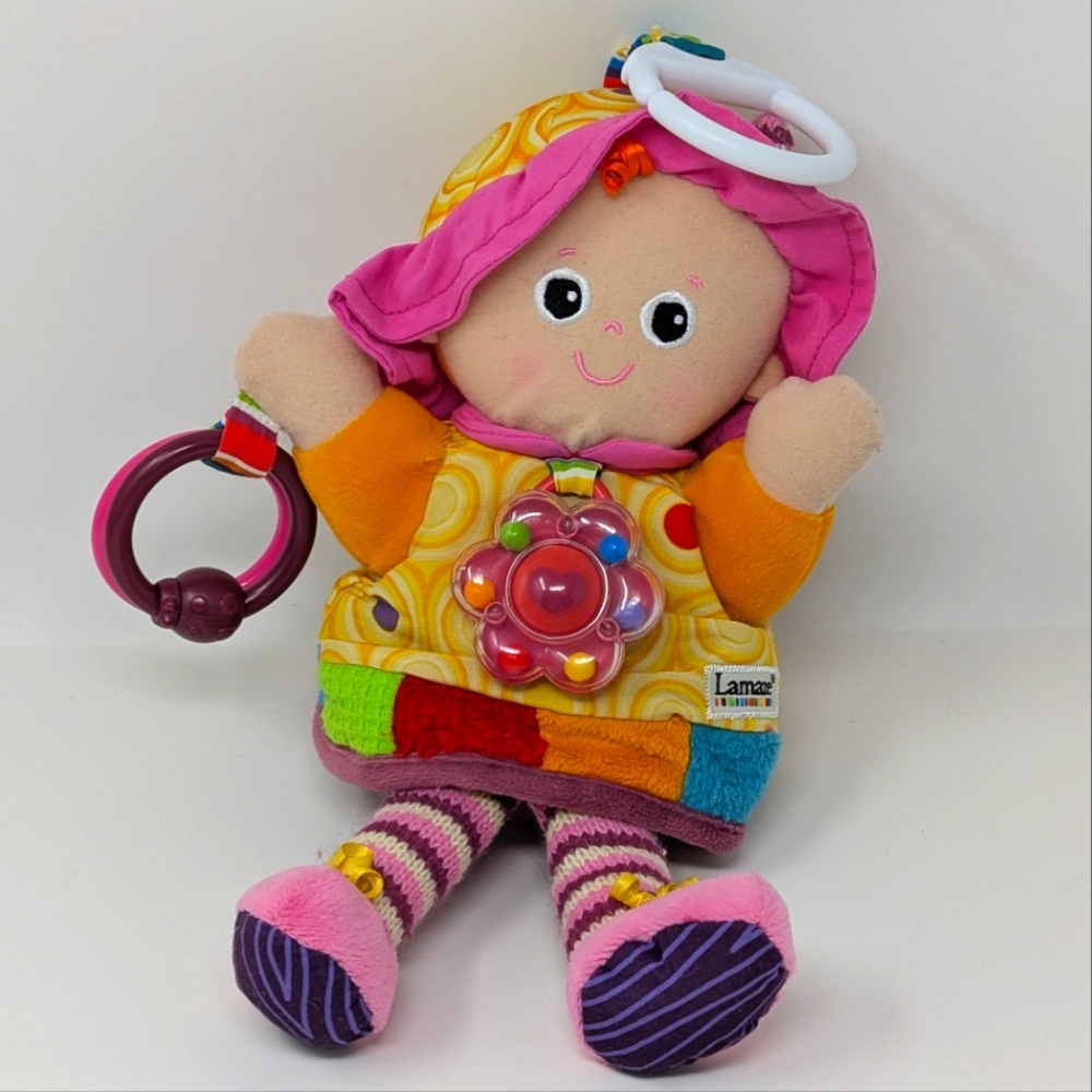 Lamaze Doll My Friend Emily Clip N Go Baby Rattle